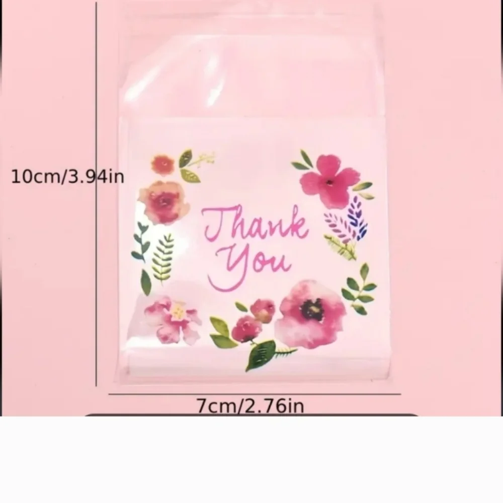 Floral Thank You Party Favor 10 Seller Jewelry Mini Floral Bags Mail Swag Merch